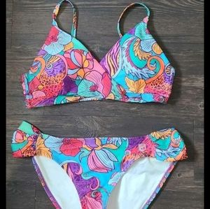 Born Primitive Inlet Bikini Top & Harbor Bikini Bottom Flower Child